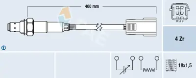 FAE 77298 Oksıjen Sensoru L54118861A