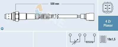 FAE 77517 Oksıjen Sensoru 8946520800
