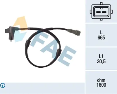 FAE 78007 Abs Sensoru 454544 96217750