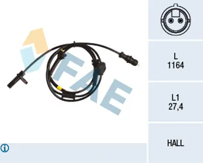 FAE 78150 Abs Sensoru 46532126