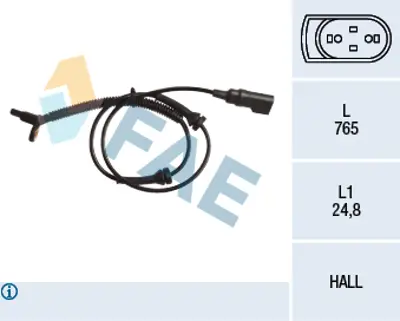 FAE 78153 Abs Sensoru 2S612B372AD