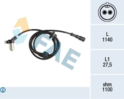 FAE 78166 Abs Sensoru 191927807A
