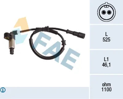 FAE 78191 Abs Sensoru 7700832777