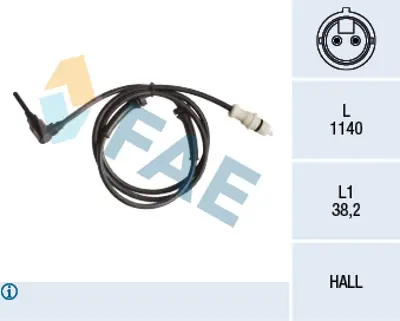 FAE 78263 Abs Sensoru 46546935