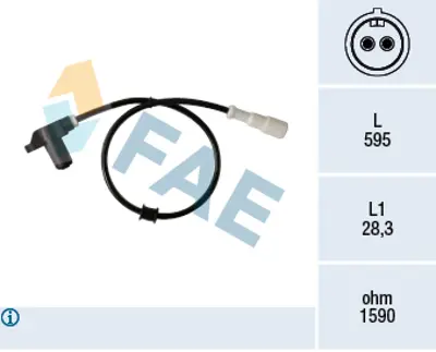 FAE 78351 Abs Sensoru 90483637 93169319