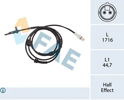 FAE 78364 Abs Sensoru 46752063