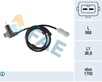 FAE 78373 Abs Sensoru 96382908