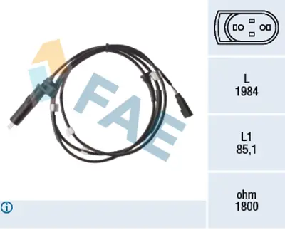 FAE 78475 Abs Sensoru YC152B372DC
