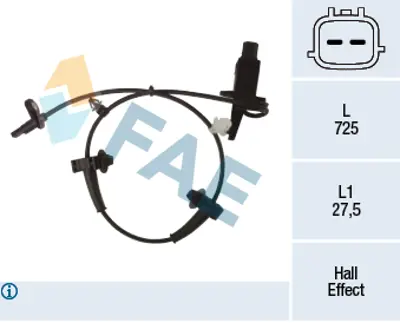 FAE 78487 Abs Sensoru Honda 57450SMGE01