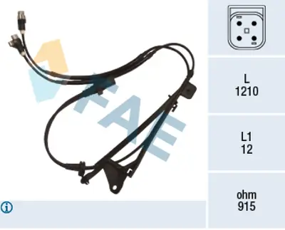 FAE 78499 Abs Sensoru 96AG2B372DA