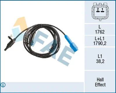 FAE 78516 Abs Sensoru 4545J0 9665631780