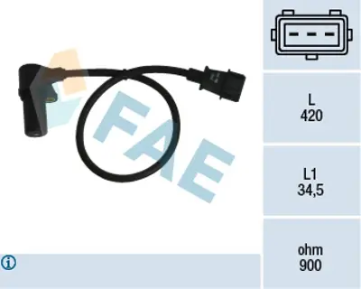 FAE 79073 Hız Sensoru 1814 7766251 77662510