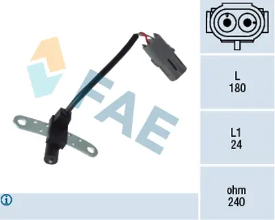 FAE 79144 Krank Sensoru Mıtsubıshı Carısma 1.9 (Da4a) 96-00  Laguna Megane R21 Safrane Scenıc 2,0 16v 7700859831 MD321888