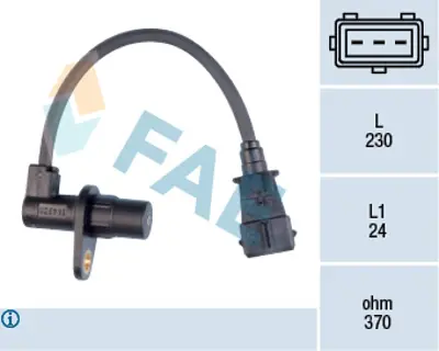 FAE 79154 Hız Sensoru 1920F5 9606731780