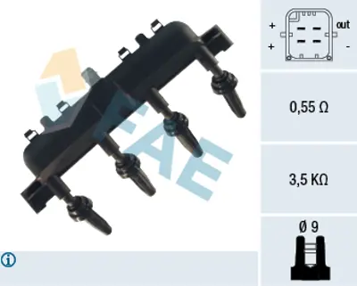 FAE 80208 Atesleme Bobını 5970A8 9635884880