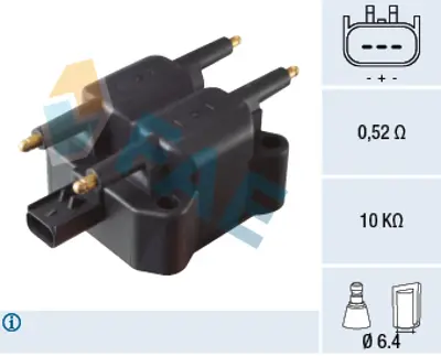FAE 80349 Atesleme Bobını Mını Cooper R50 R52 R53 01>08 Chrysler Pt Cruıser (Pt_) 1.6 01>10 7510738