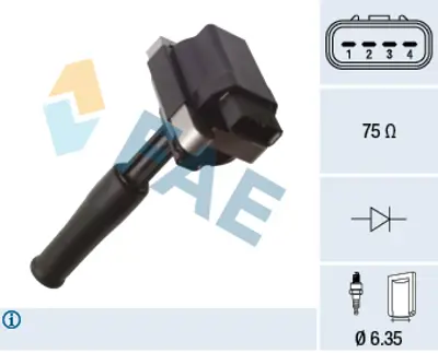 FAE 80398 Atesleme Bobını XW9312029AB