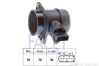 FACET 10.1380 Hava Debımetresı Golf Iv Bora A3 Octavıa 98>1.8 2.0 Agn-Apk 6A906461A 6A906461AX