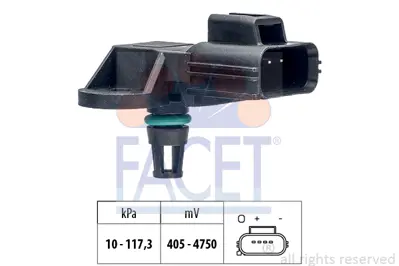 FACET 10.3151 Hava Basınc Sensoru 4S4G9F479AC LF0118211A