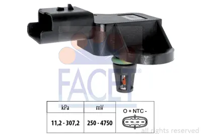 FACET 10.3220 Hava Basınc Sensoru 13627582551