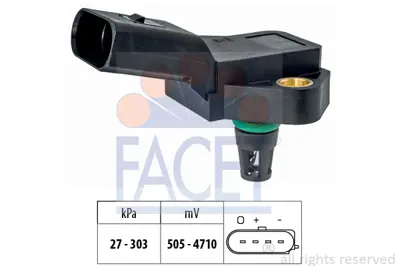 FACET 10.3228 Turbo Basınc Map Sensoru A4 A5 A6 A8 Q5 T6 T7 2.0 Tfsı Tsı Caea Cdnb Cesa Cpma Cpmb 38906051E