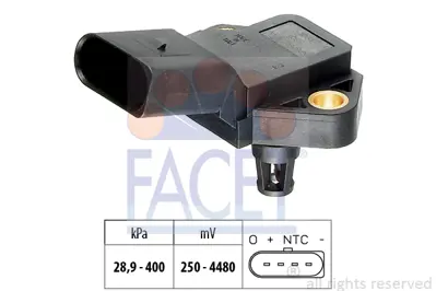 FACET 10.3235 Hava Basınc Sensoru 3K906051