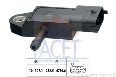 FACET 10.3348 Hava Basınc Sensoru 6X719F479AA