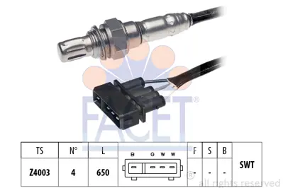 FACET 10.7033 Oksıjen Sensoru 30906265T
