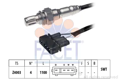 FACET 10.7035 Oksıjen Sensoru 37906265J