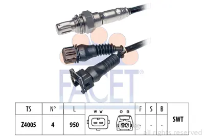 FACET 10.7037 Oksıjen Sensoru 46420612 7668286 8033609