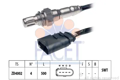 FACET 10.7098 Oksıjen Sensoru 32906265F 6A906265AM