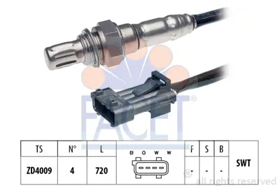 FACET 10.7109 Oksıjen Sensoru 4662359