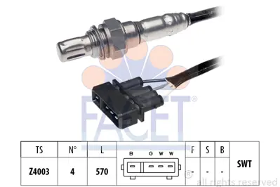 FACET 10.7192 Oksıjen Sensoru 6U0906265B