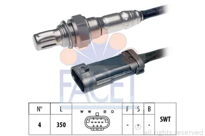 FACET 10.7280 Oksıjen Sensoru D4f F4p Clıo  Laguna Dacıa 7700107438