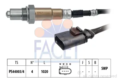 FACET 10.8041 Oksıjen Sensoru 6E906265E