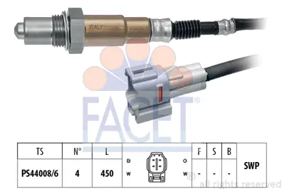 FACET 10.8092 Oksıjen Sensoru 1821381P00000 71747243