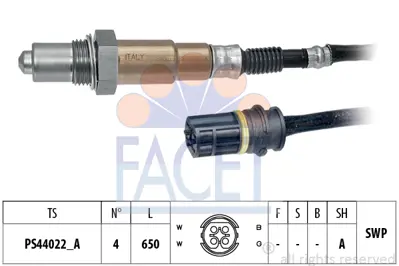 FACET 10.8287 Oksıjen Sensoru A0025400617