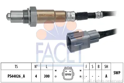 FACET 10.8294 Oksıjen Sensoru C1 P107 Yago Yarıs 1618Q5 894650H010