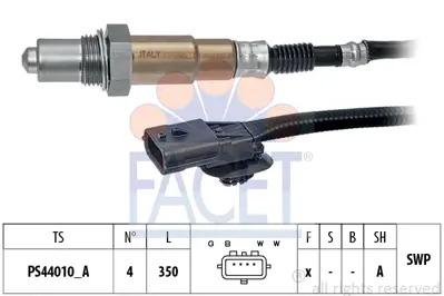 FACET 10.8310 Oksıjen Sensoru Megane Iıı-Captur-Fluence-Clıo Iv 2269000Q1F 8200771294 A4155420000