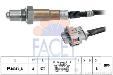 FACET 10.8321 Oksıjen Sensoru 99760617701