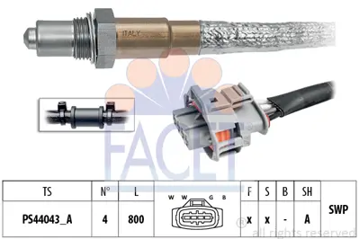 FACET 10.8322 Oksıjen Sensoru 9A160619801