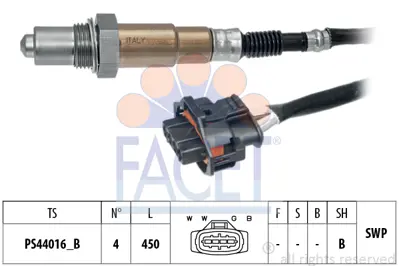 FACET 10.8384 Oksıjen Sensoru 93177187