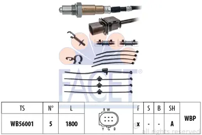 FACET 10.8409 Oksıjen Sensoru 7C906262BD 7L906262P