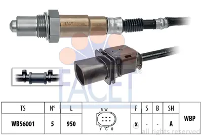 FACET 10.8460 Oksıjen Sensoru 7P906265J