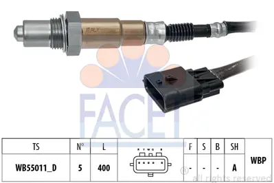 FACET 10.8504 Oksıjen Sensoru K9k Nıssan Qashqaı Note Mıcra Clıo Iv Captur Lodgy Duster Megane Iv R9m Motor , Merc 2269000Q1E 226A41733R 6000616806 95517839 A0105424118