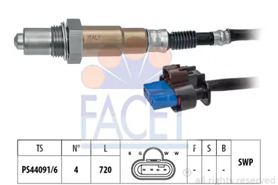 FACET 10.8512 Oksıjen Sensoru Ford Ka+ 1.2 02/18-/ HN1A9G444BE