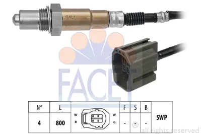 FACET 10.8562 Oksıjen Sensoru Mazda 2 Iı 1.3 10/07-06/15 ZJ3918861B