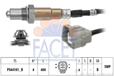 FACET 10.8564 Oksıjen Sensoru Mazda 2 Iıı 1.5 11/14/- P54H1886ZA