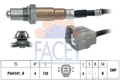 FACET 10.8565 Oksıjen Sensoru Mazda 3 Iıı 1.5 10/14/- PE121886Z