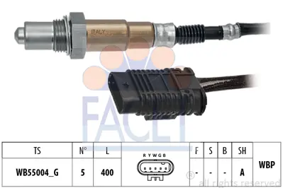 FACET 10.8572 Oksıjen Sensoru Bmw F20 F30 F80 F32 F34 F36 G30 G11 G01 G32 8644371
